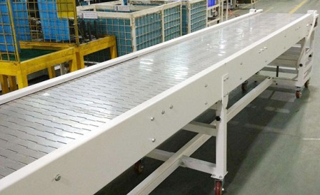 客戶(hù)推薦不銹鋼鏈板輸送機(jī)廠(chǎng)家，不銹鋼板鏈輸送線(xiàn)，鍍鋅鏈板輸送機(jī)